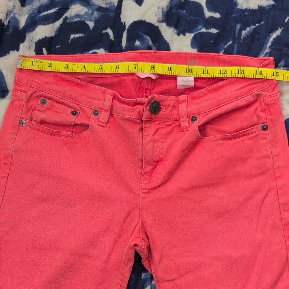 J.Crew Toothpick Ankle Skinny Jean in Coral - Picture 9 of 12